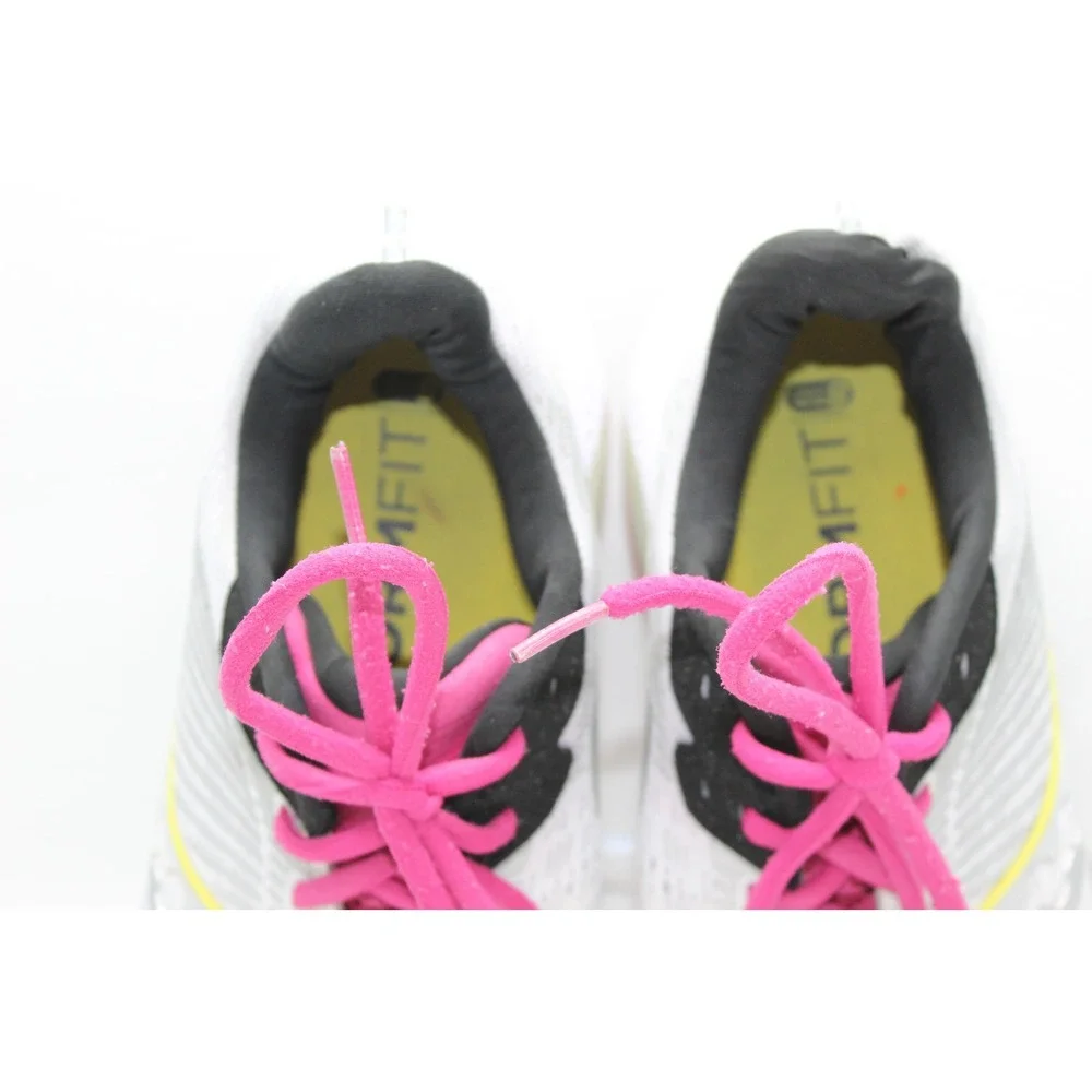 Saucony Guide 14 Womens 9 Running Shoes White Silver Pink S10654-55 Stability